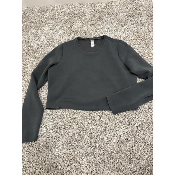 Spanx Tops - SPANX AirEssentials Relaxed Fit Long Sleeve Top Gray Size Large B1